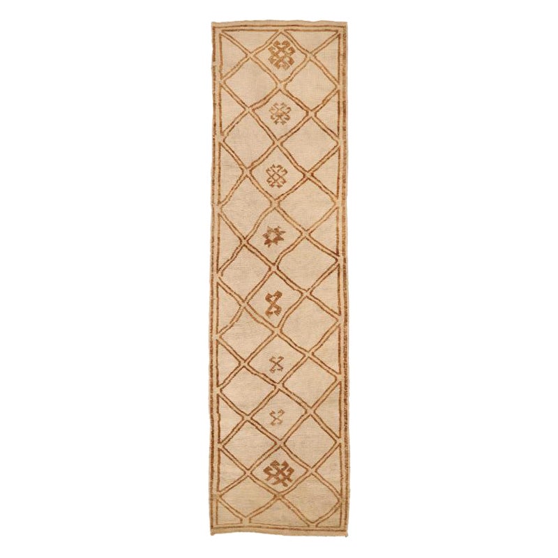 Tappeto Anatoly Runner della Turchia - Design in lana e avorio - 93368
