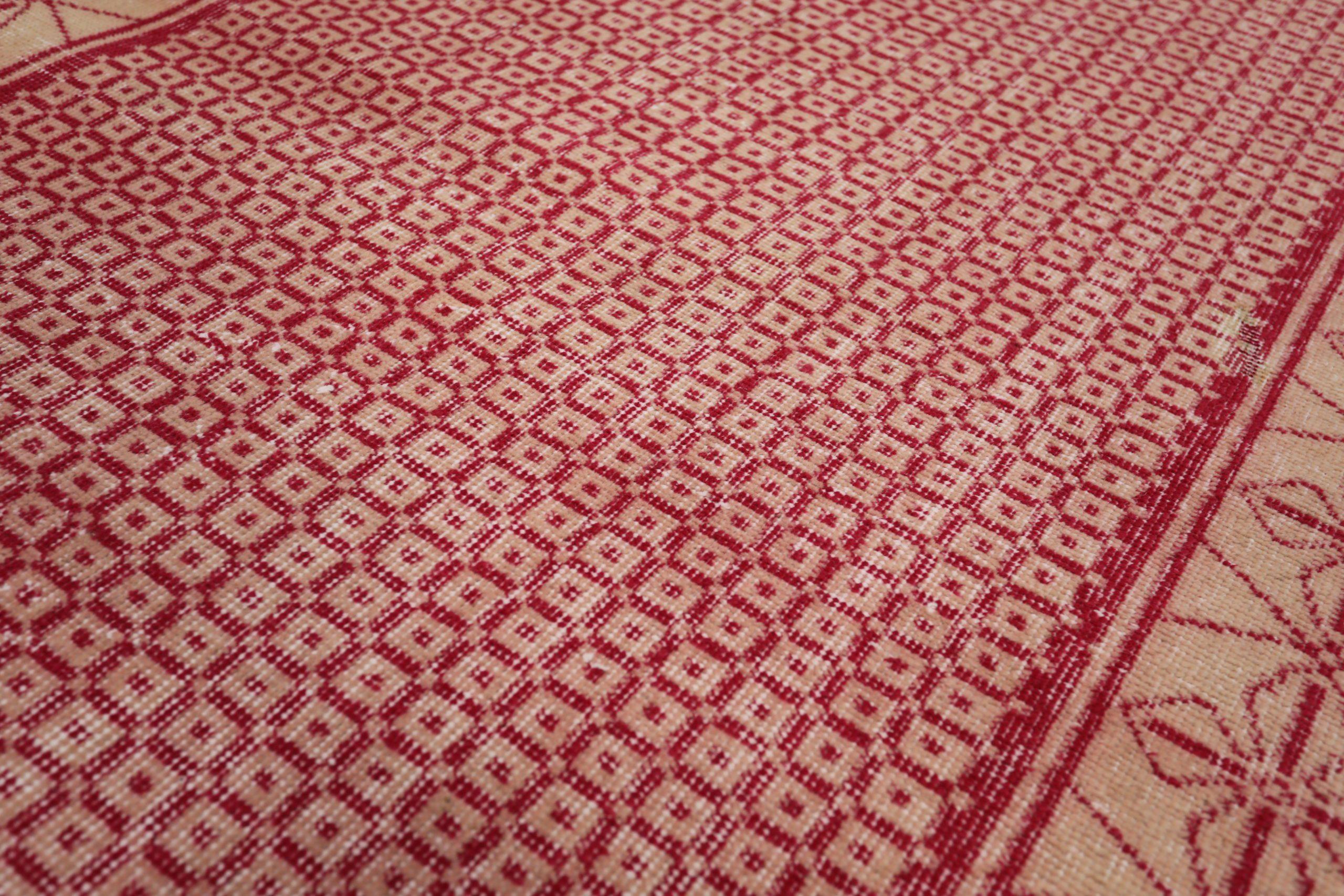 Turquía Anatoly Alfombra - Lana Diseño Rojo Marfil - 93191 Turco en venta