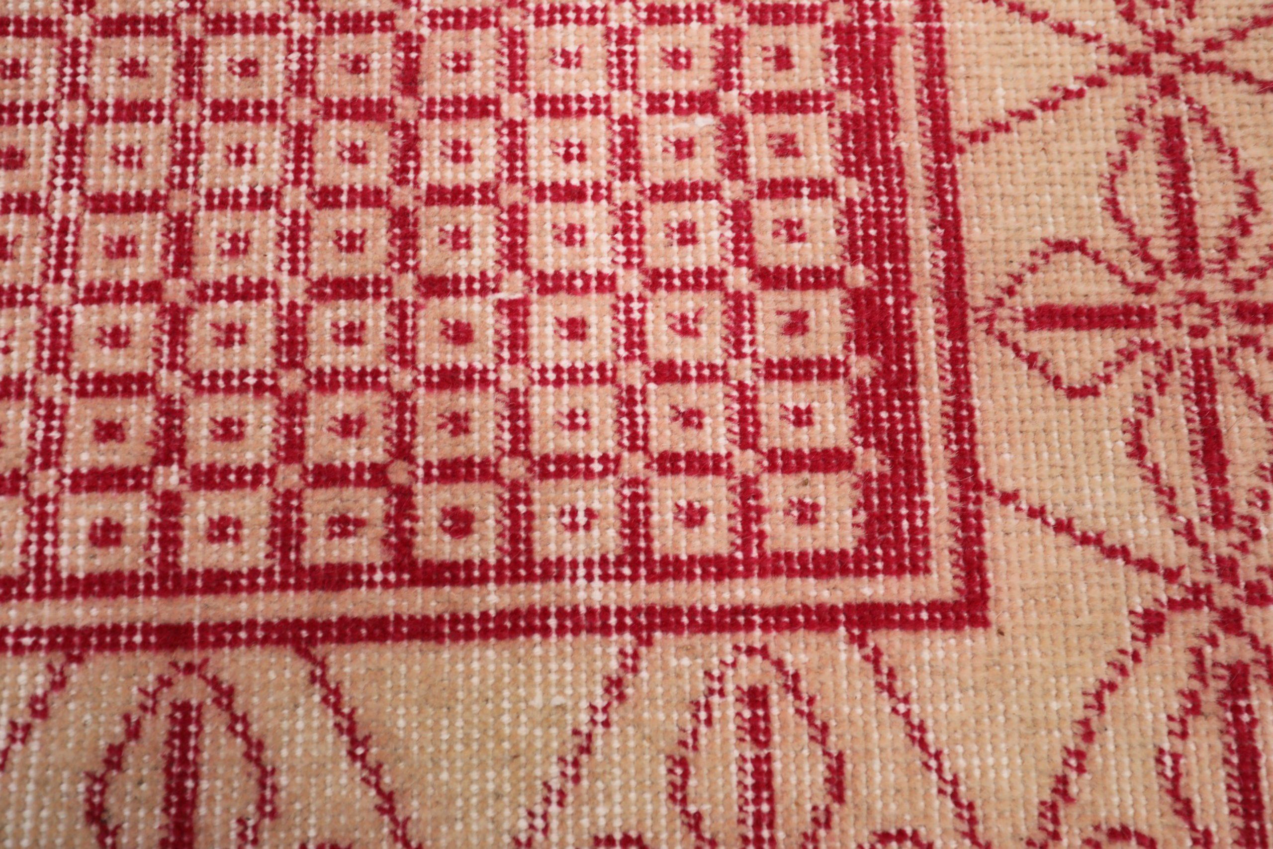Turquía Anatoly Alfombra - Lana Diseño Rojo Marfil - 93191 en Excelente estado para la venta en Dallas, TX