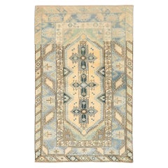 Tappeto Turkey Anatoly Small - Lana Nero Blu Avorio Design - 93160
