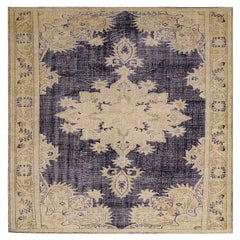 Turkey Anatoly Small Rug - Wool Black Ivory Design - 92981