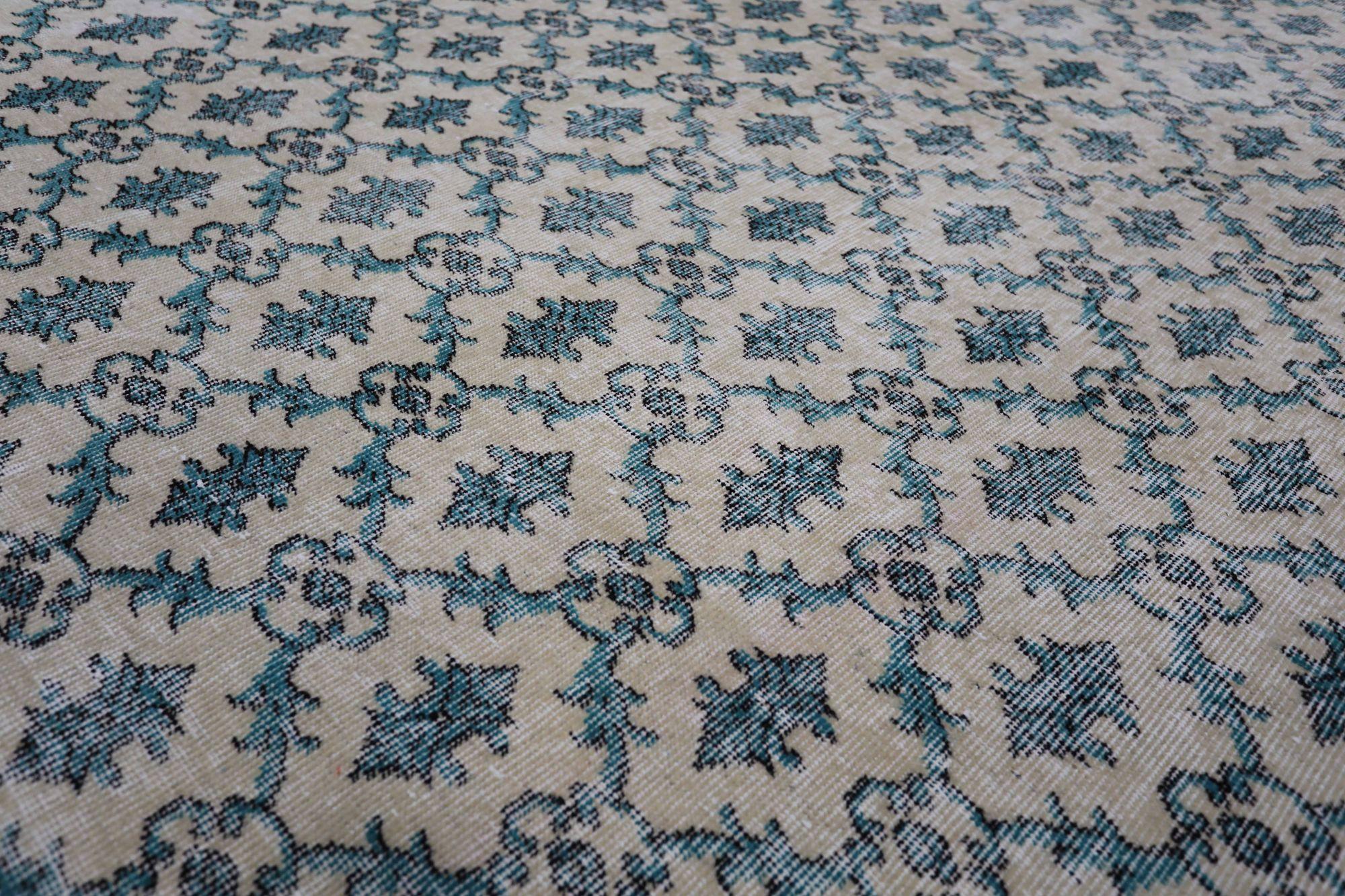 Turkey Anatoly Small Rug - Wool Black Taupe Design - 93085 In Excellent Condition For Sale In Dallas, TX