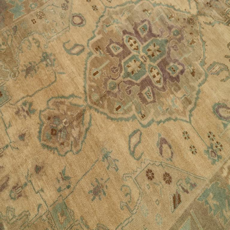 Türkei Anatoly Small Rug - Wolle Blau Braun Elfenbein Design - 92948 (Türkisch) im Angebot