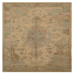 Türkei Anatoly Small Rug - Wolle Blau Braun Elfenbein Design - 92948