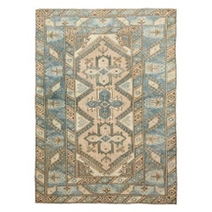 Tappeto Turkey Anatoly Small - Disegno in lana blu avorio - 93166