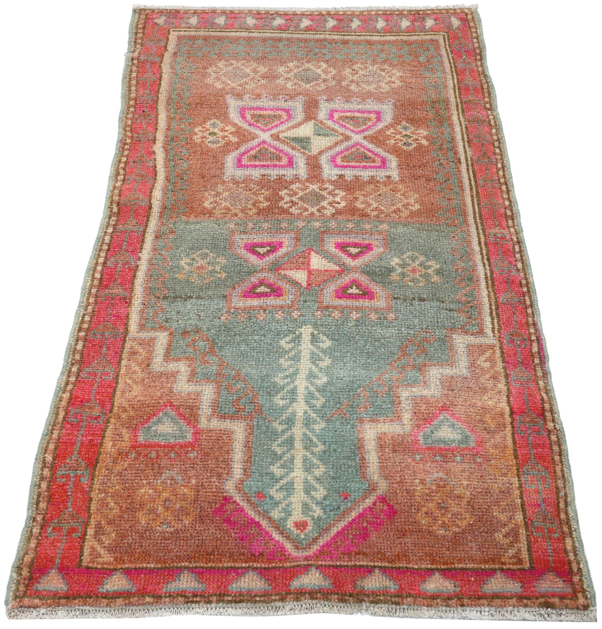 Discover the elegance of Turkey Anatoly featuring Small Rug in Circa 1940. Designed with Wool and BlueIvoryPinkRed, this exclusive design is perfect for enhancing your space.