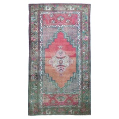 Tappeto Turkey Anatoly Small - Lana Blu Arancione Rosa Design - 93236