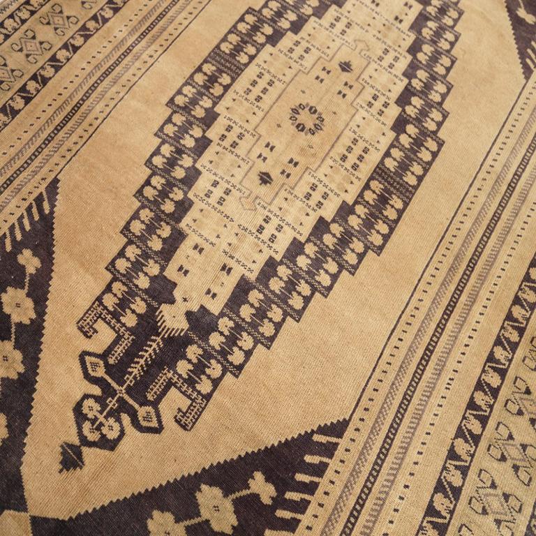 Türkei Anatoly Small Teppich - Wolle Braun Elfenbein Design - 92977 (Türkisch) im Angebot