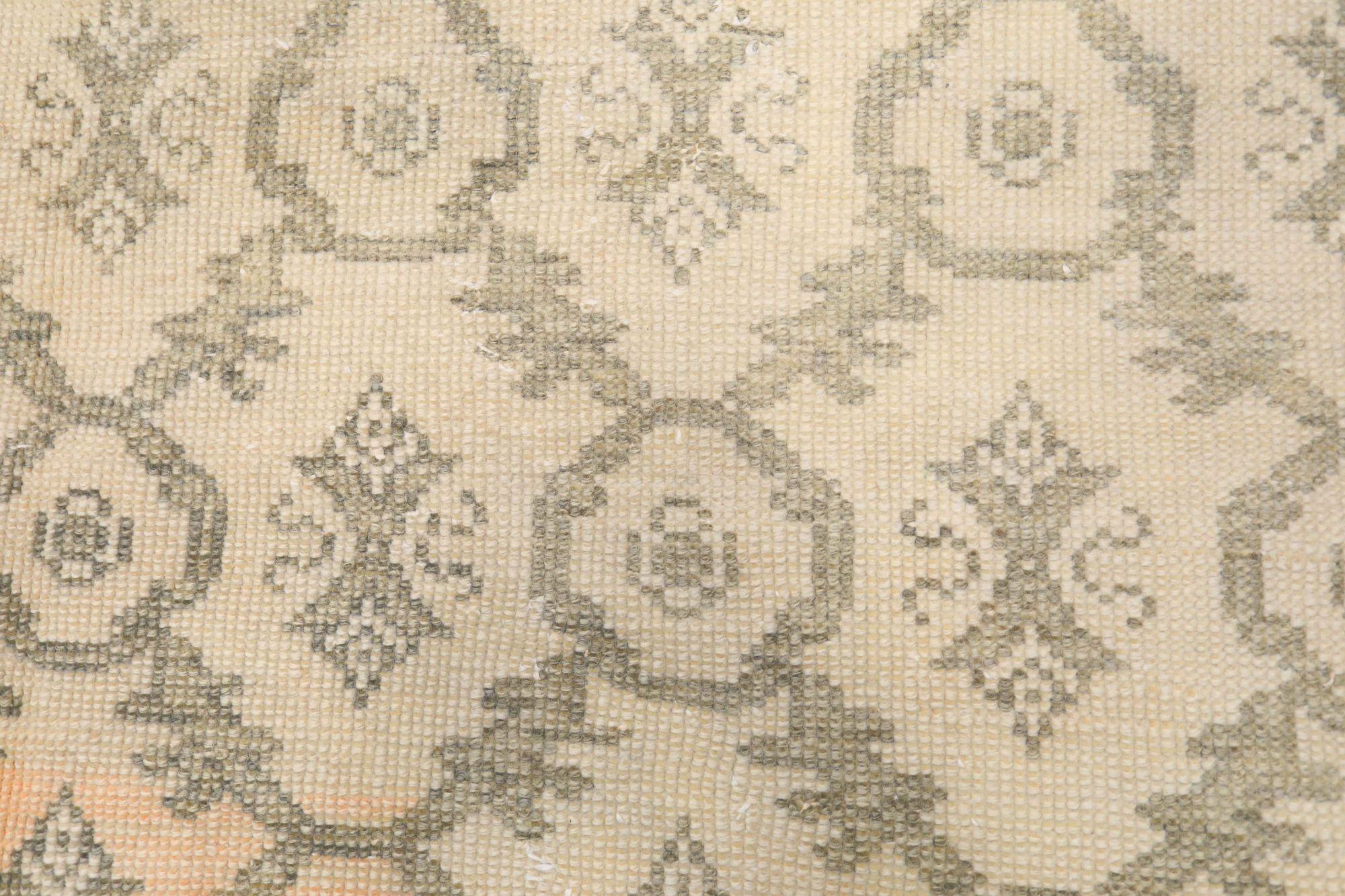 Türkei Anatoly Small Teppich - Wolle Braun Elfenbein Design - 93075 (Türkisch) im Angebot