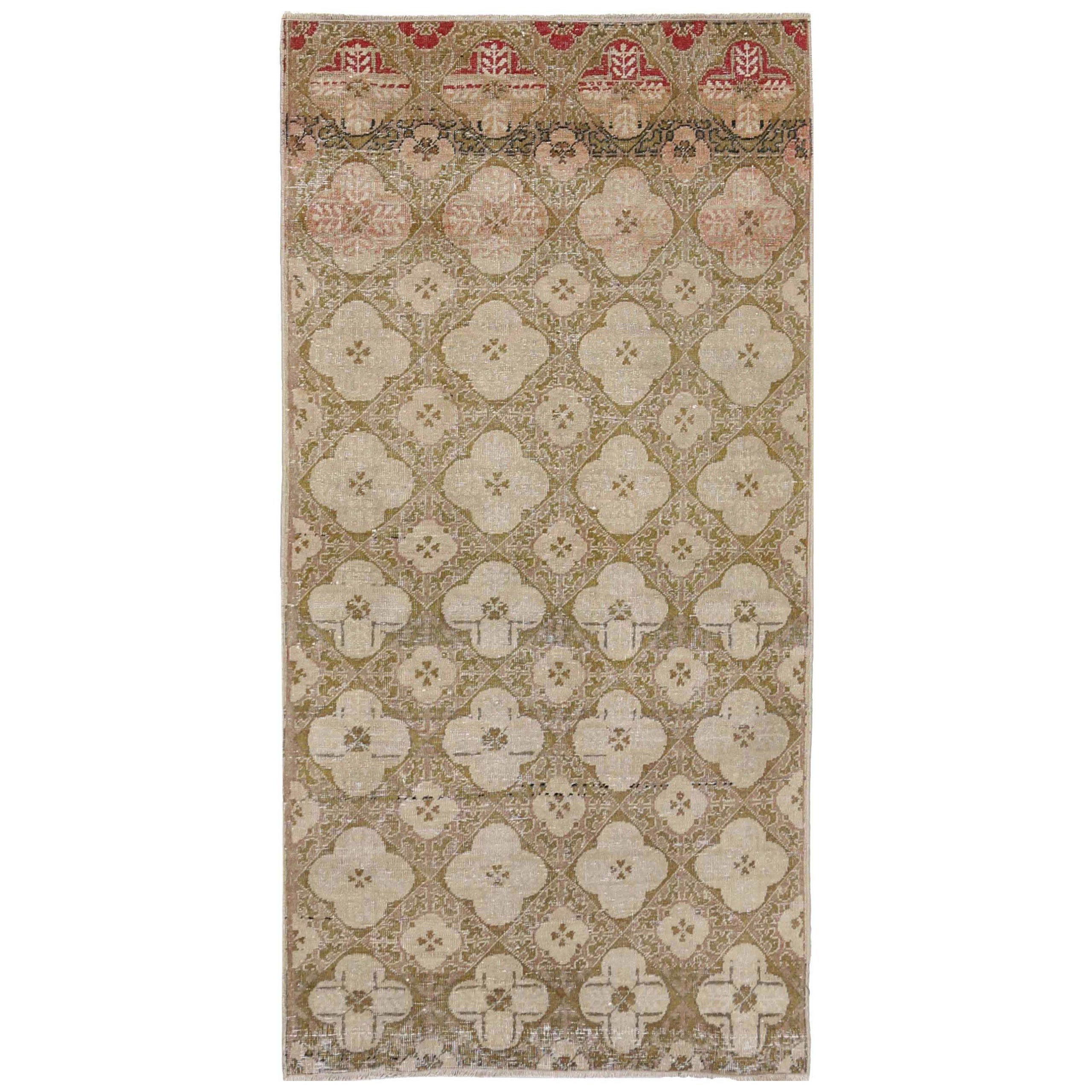 Türkei Anatoly Small Rug - Wolle Brown Elfenbein Red Design - 93096