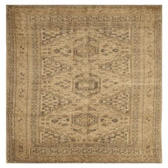 Türkei Anatoly Small Teppich - Wolle Brown Elfenbein Taupe Design - 92973