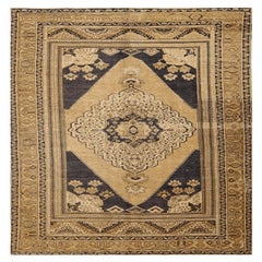 Türkei Anatoly Small Rug - Wolle Brown Elfenbein Gelb Design - 92974