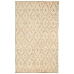 Tappeto Turkey Anatoly Small - Lana Avorio Design Rosa - 93070