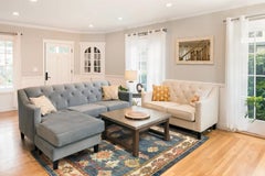 Turkey Area Rug - Oushak Design - Navy Blue