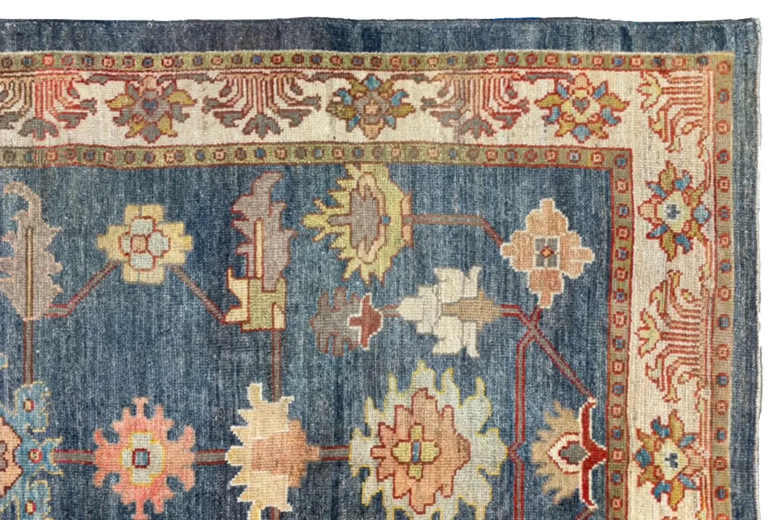 XX secolo Tappeto per l'area della Turchia - Design/One - Blu marino in vendita