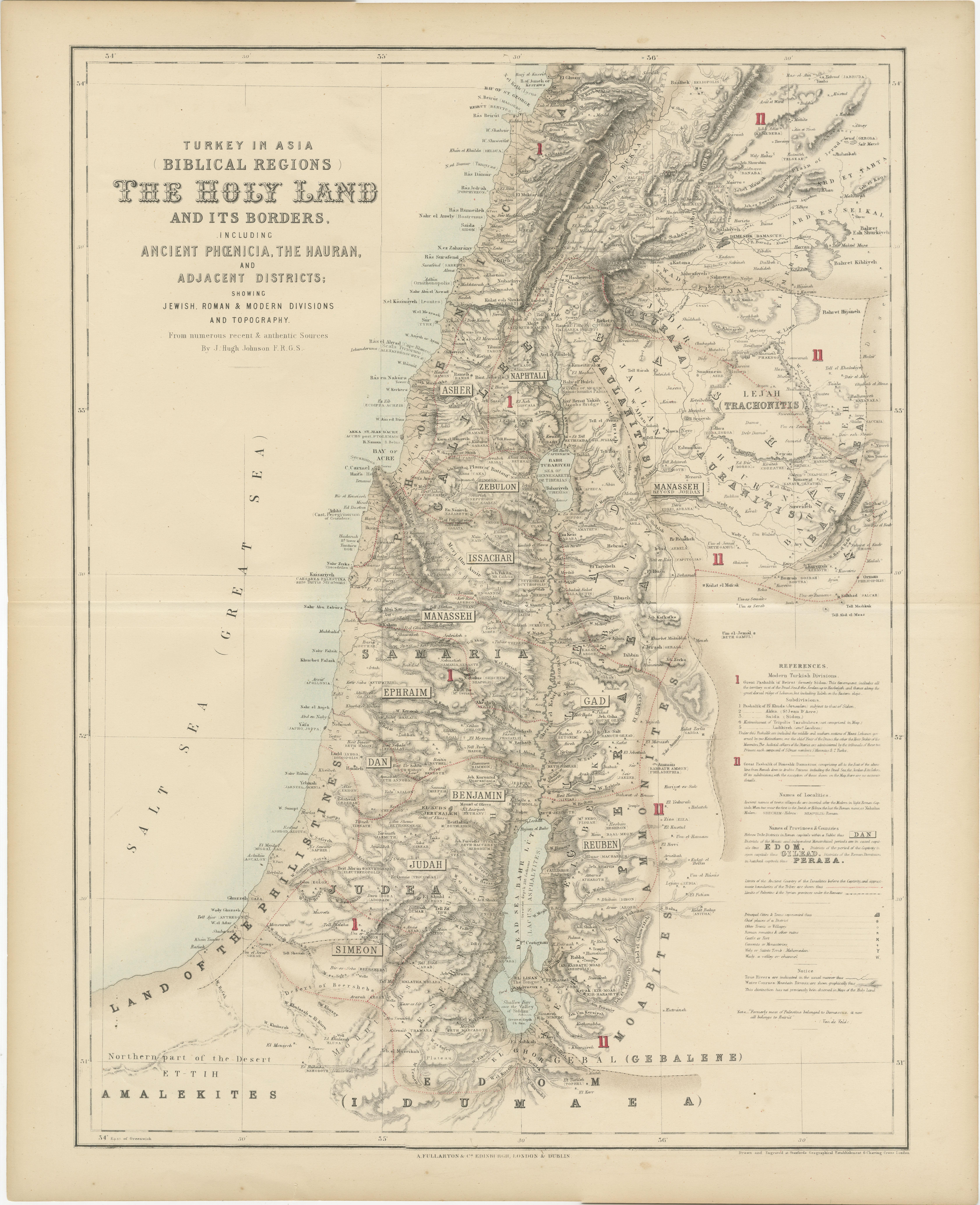 This antique map titled 