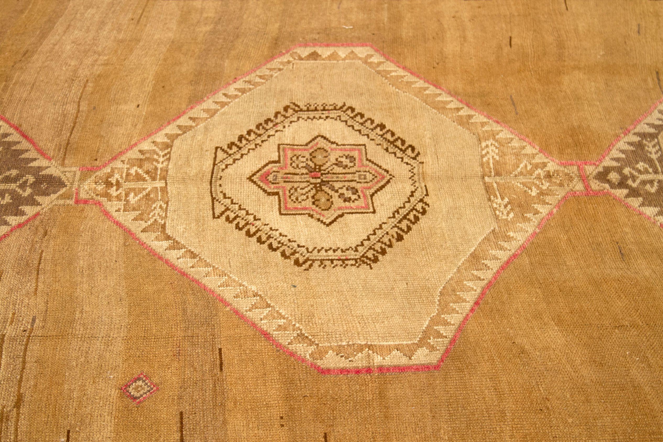Tappeti Turchia Kars - Lana Marrone Avorio Rosa - 92772 In condizioni ottime in vendita a Dallas, TX