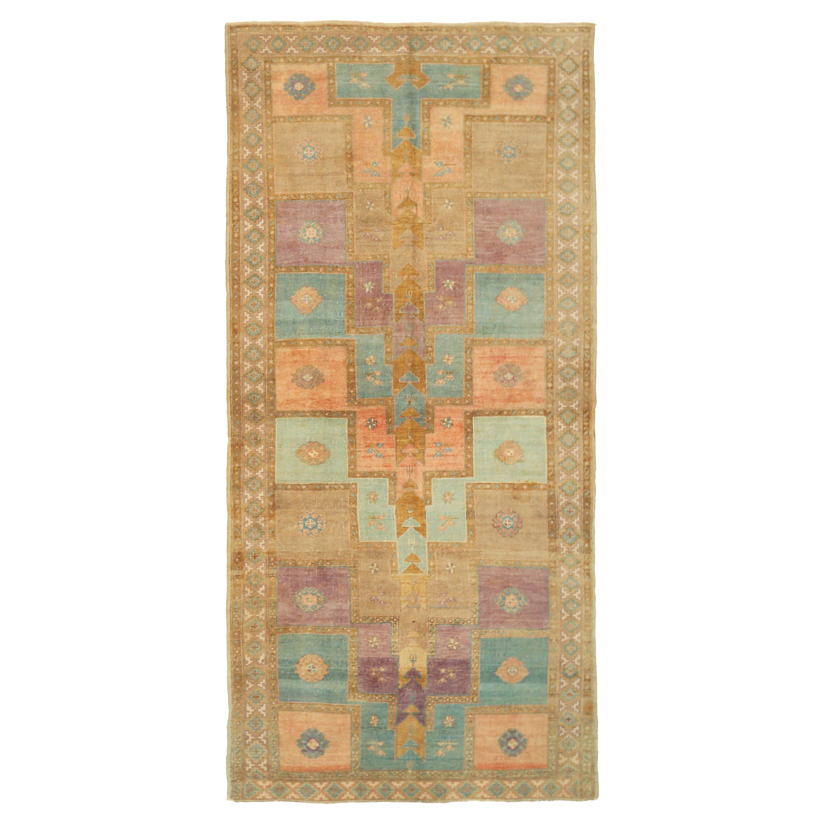 Türkei Kars Area Rugs - Wolle Braun Rosa Purpel Taupe Design - 92757