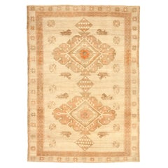 Turkey Kars-Teppiche - Wolle Elfenbeinrosa Design - 92783