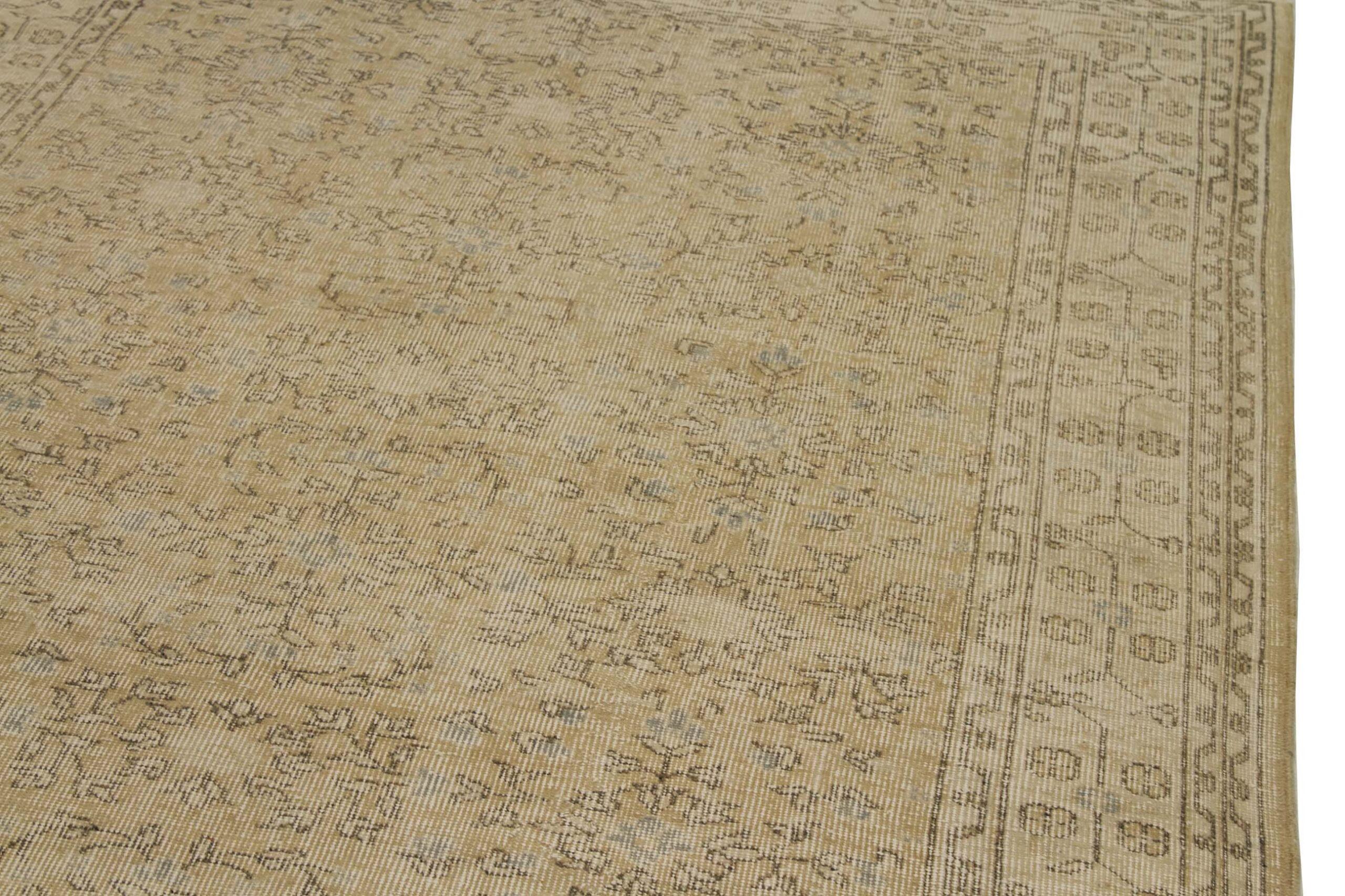 Tappeto Turchia Kayseri Small Design - Lana Avorio - 92744 In condizioni ottime in vendita a Dallas, TX