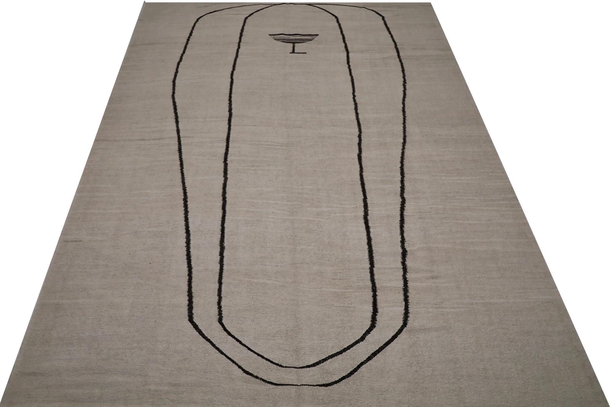 Scopri l'eleganza dei Rug & Kilim della Turchia, caratterizzati da tappeti d'area CIRCA 1990. Progettato in lana e nero-avorio, questo design esclusivo è perfetto per valorizzare il tuo spazio.