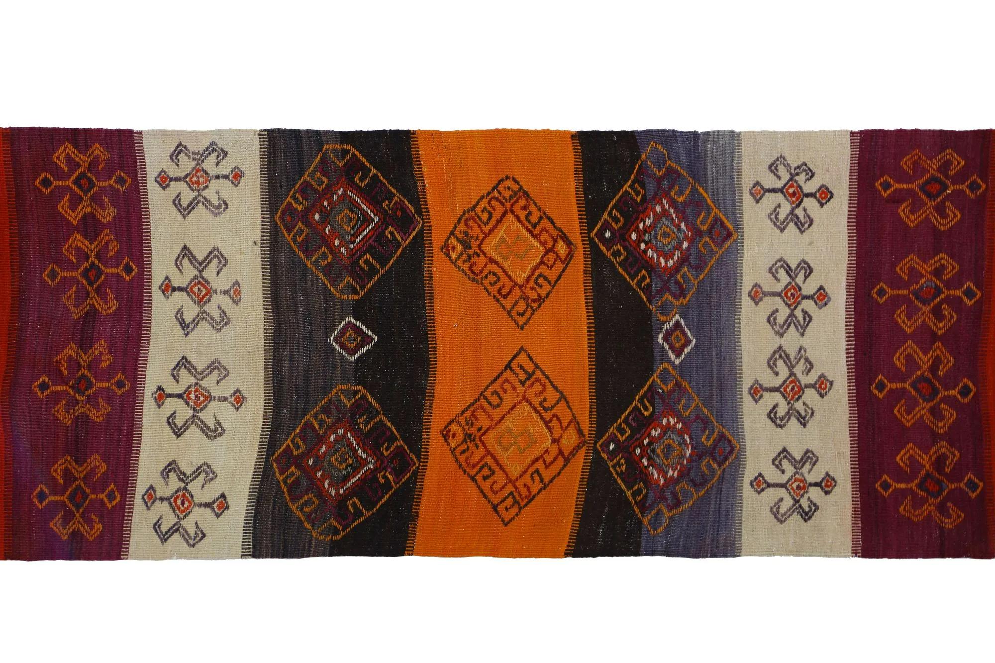 Türkische Kelim-Teppiche aus der Türkei – Design – 98639 (Wolle) im Angebot