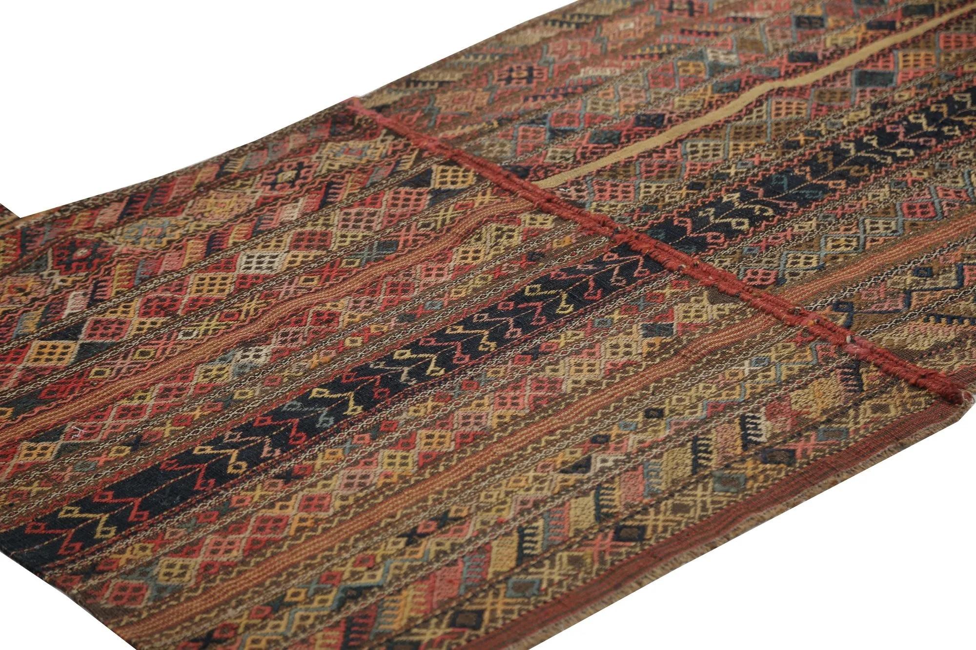 Tapis Kilim de Turquie - Design - 98651 Excellent état - En vente à Dallas, TX