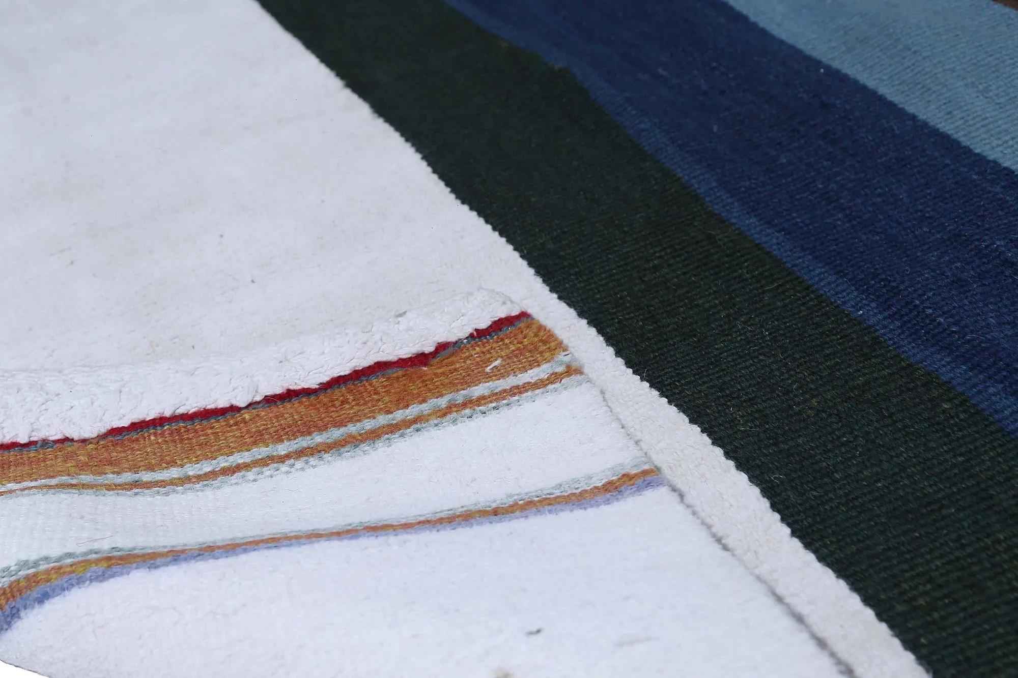 Hand-Knotted Turkey Kilim Area Rugs - Design - 98794 For Sale
