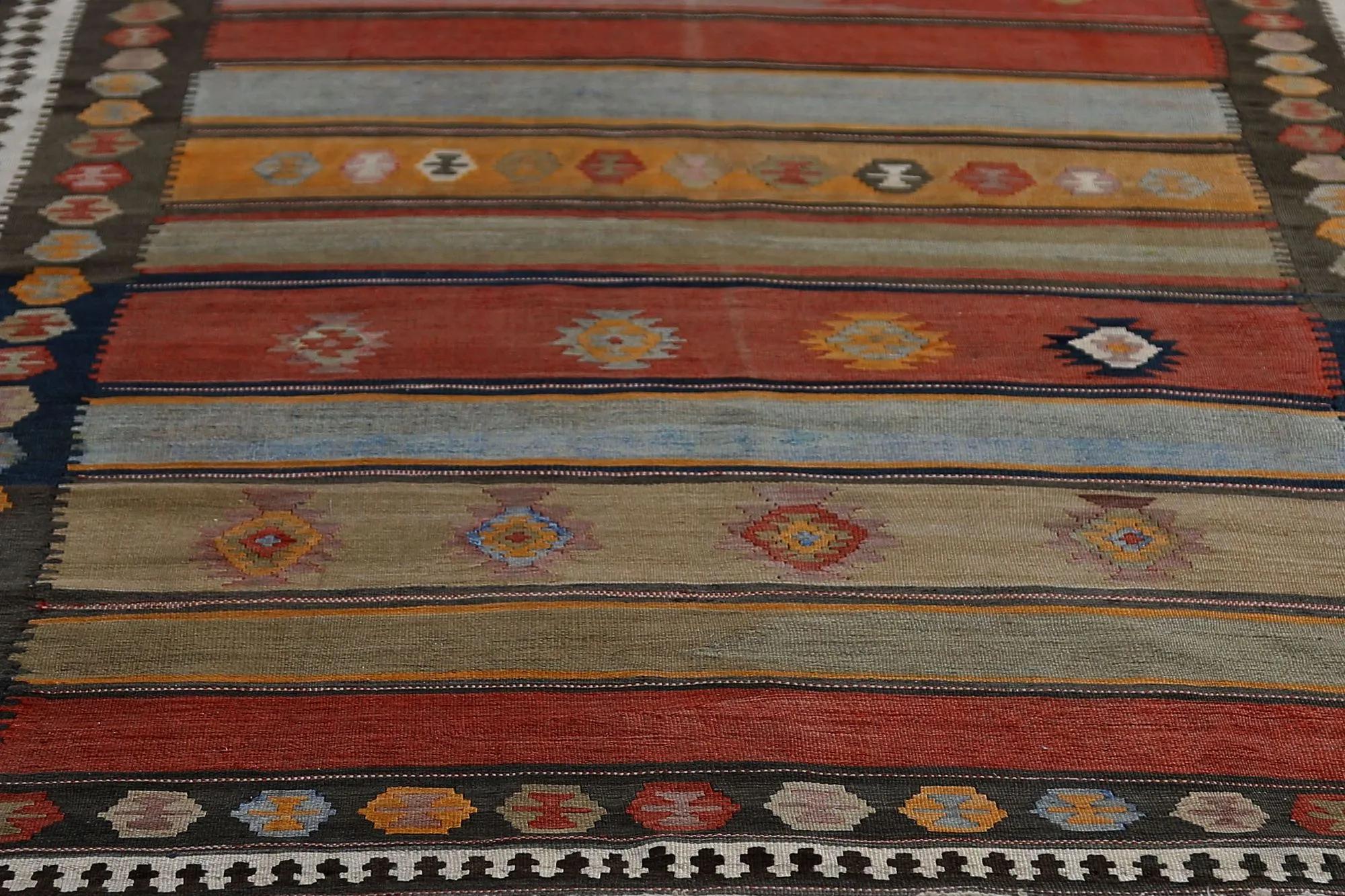 Turkey Kelim-Teppiche – Design – 98797 (Handgeknüpft) im Angebot