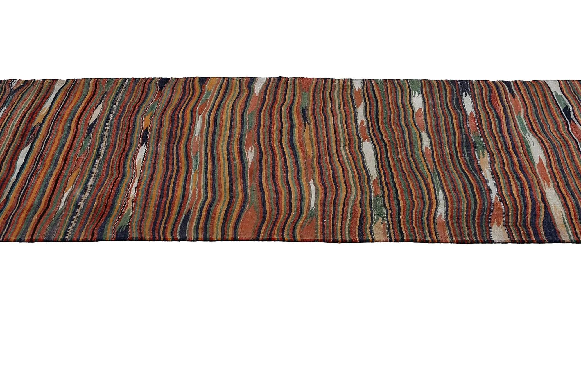 Turkish Turkey Kilim Runner Rugs - Design - 98800 For Sale
