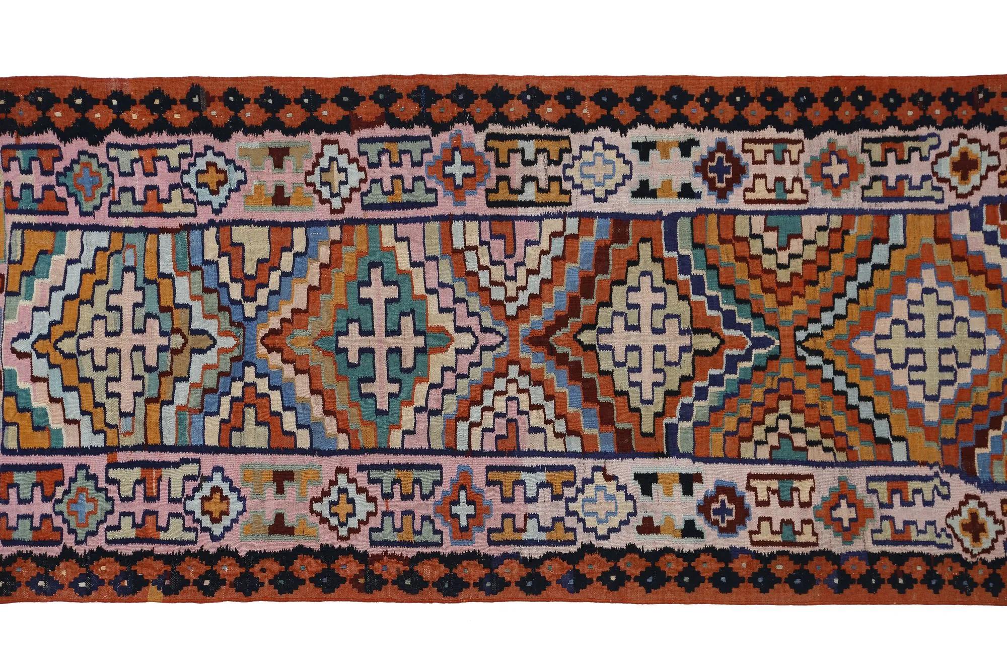 Turc Tapis Kilim de Turquie - Design - 98803 en vente