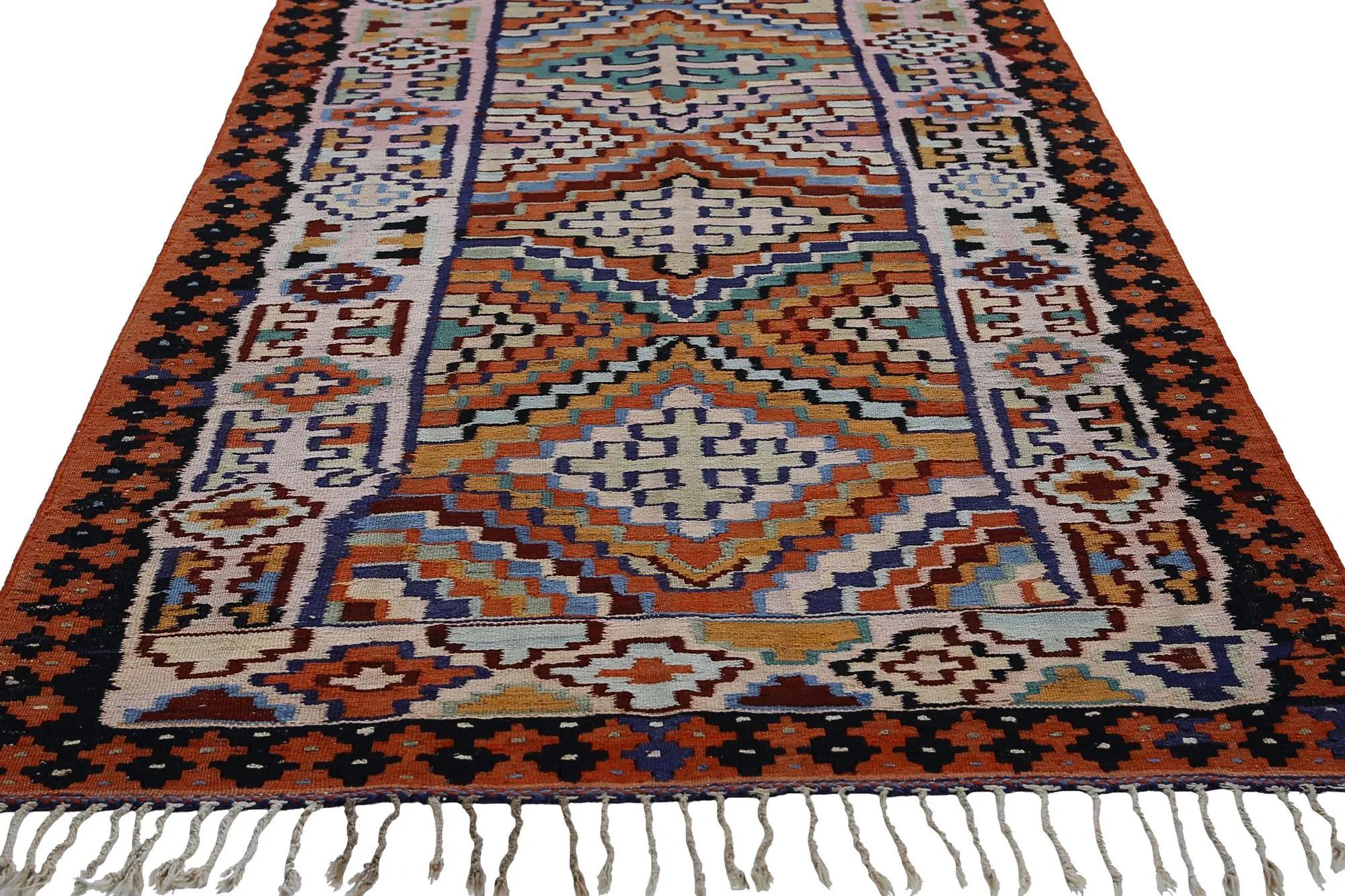 Tissé à la main Tapis Kilim de Turquie - Design - 98803 en vente