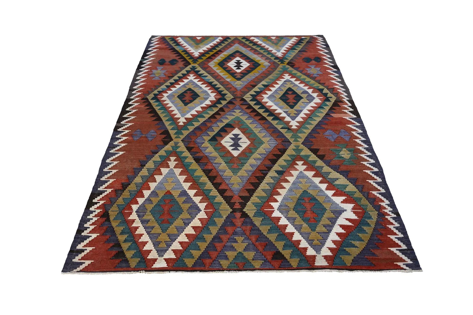 Turkey Kelim-Teppiche – Design – 98807 (20. Jahrhundert) im Angebot