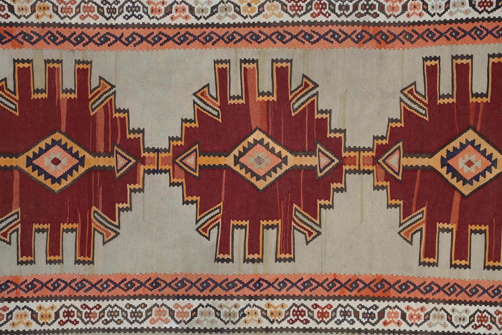 Tessuto a mano Tappeti per l'area Kilim della Turchia - Design - 98809 in vendita
