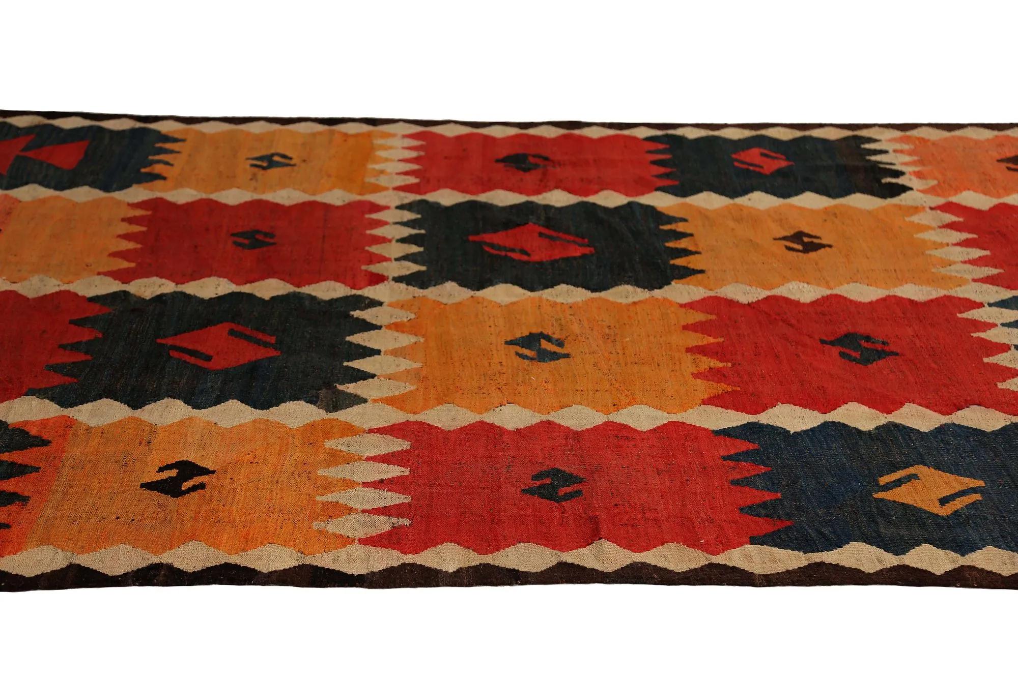 Turkey Kelim-Teppiche – Design – 98819 (Türkisch) im Angebot