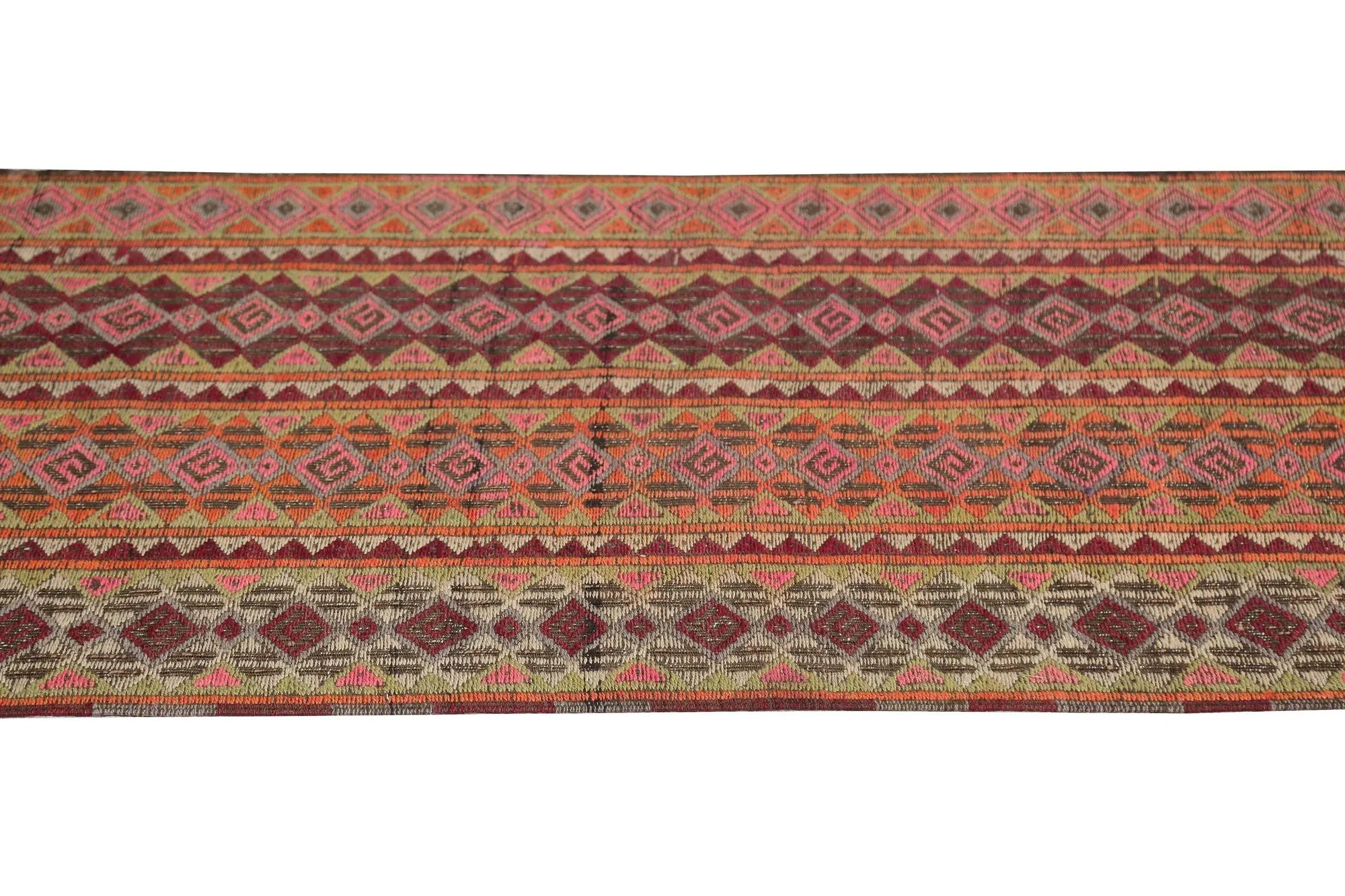 Turkey Kelim-Teppiche – Design – 98822 im Zustand „Hervorragend“ im Angebot in Dallas, TX