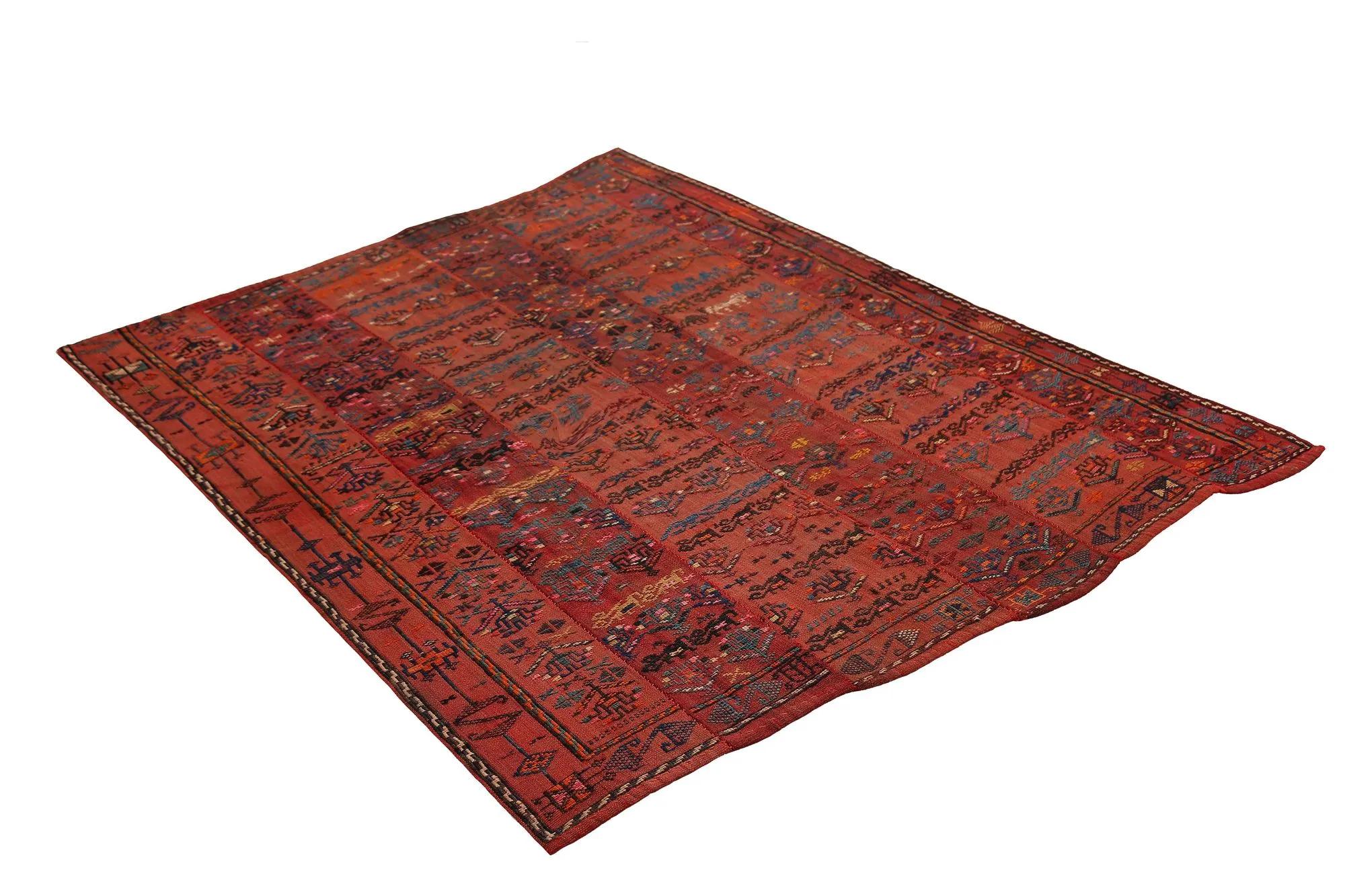 Tissé à la main Tapis Kilim de Turquie - Design - 98825 en vente