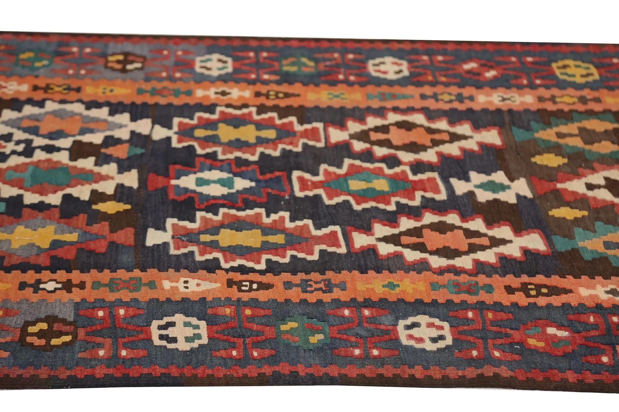 Turkey Kelim-Teppiche – Design – 98832 im Zustand „Hervorragend“ im Angebot in Dallas, TX