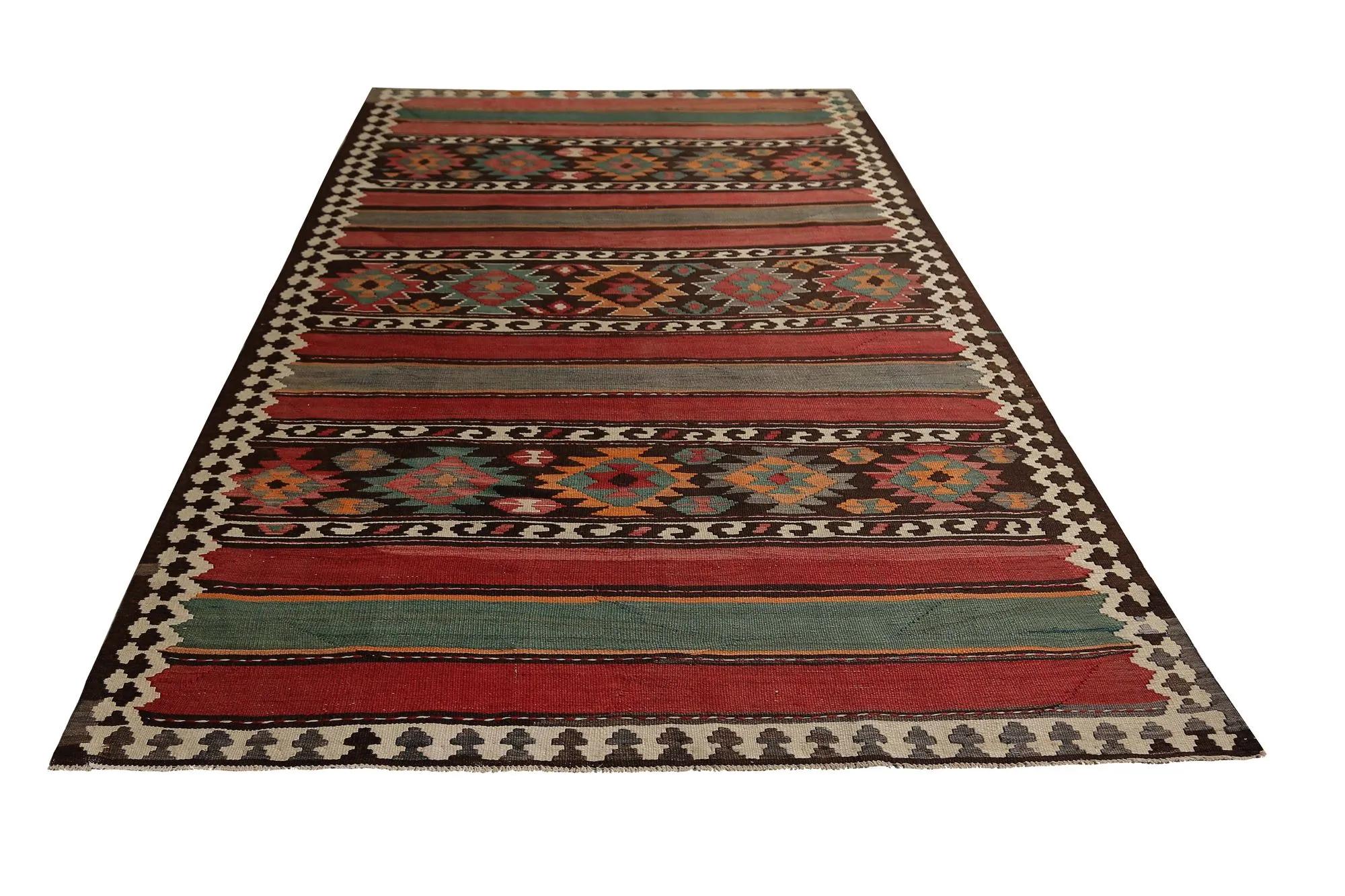 Tessuto a mano Tappeti per l'area Kilim della Turchia - Design - 98835 in vendita
