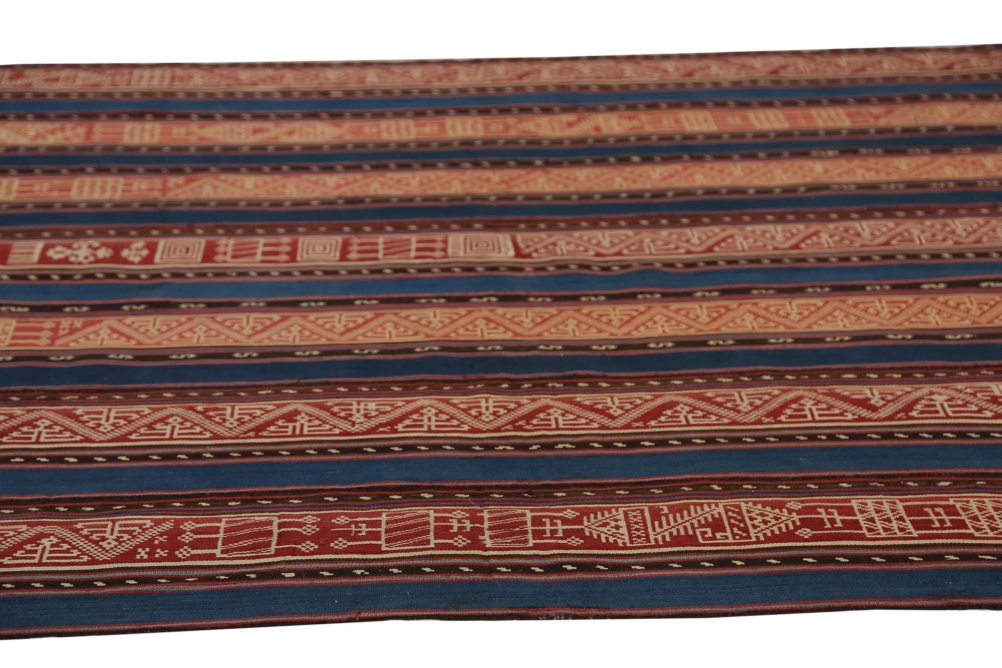 Turkey Kelim-Teppiche – Design – 98837 (Handgeknüpft) im Angebot