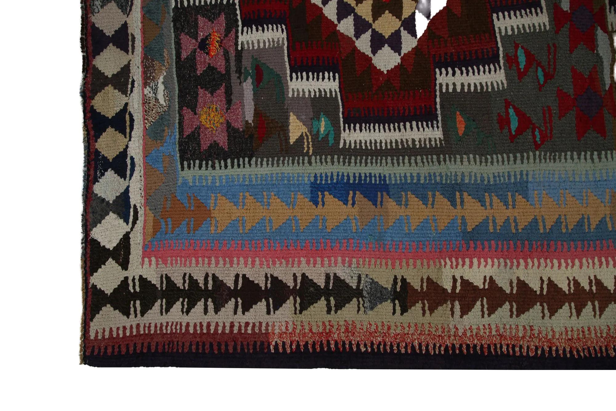 Turkey Kelim-Teppiche – Design – 98840 im Zustand „Hervorragend“ im Angebot in Dallas, TX
