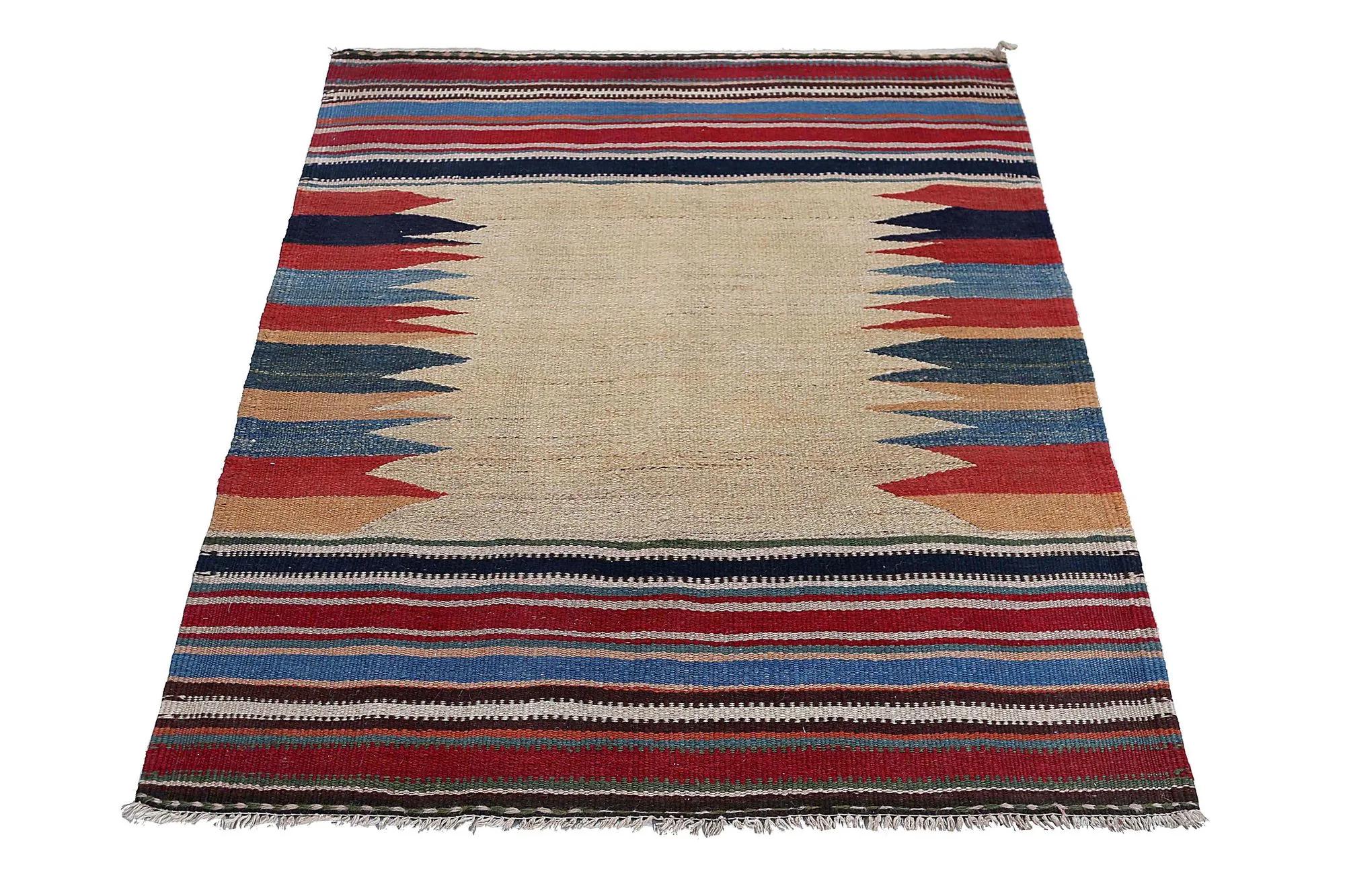 Turkey Kelim-Teppiche – Design – 98873 (Handgeknüpft) im Angebot