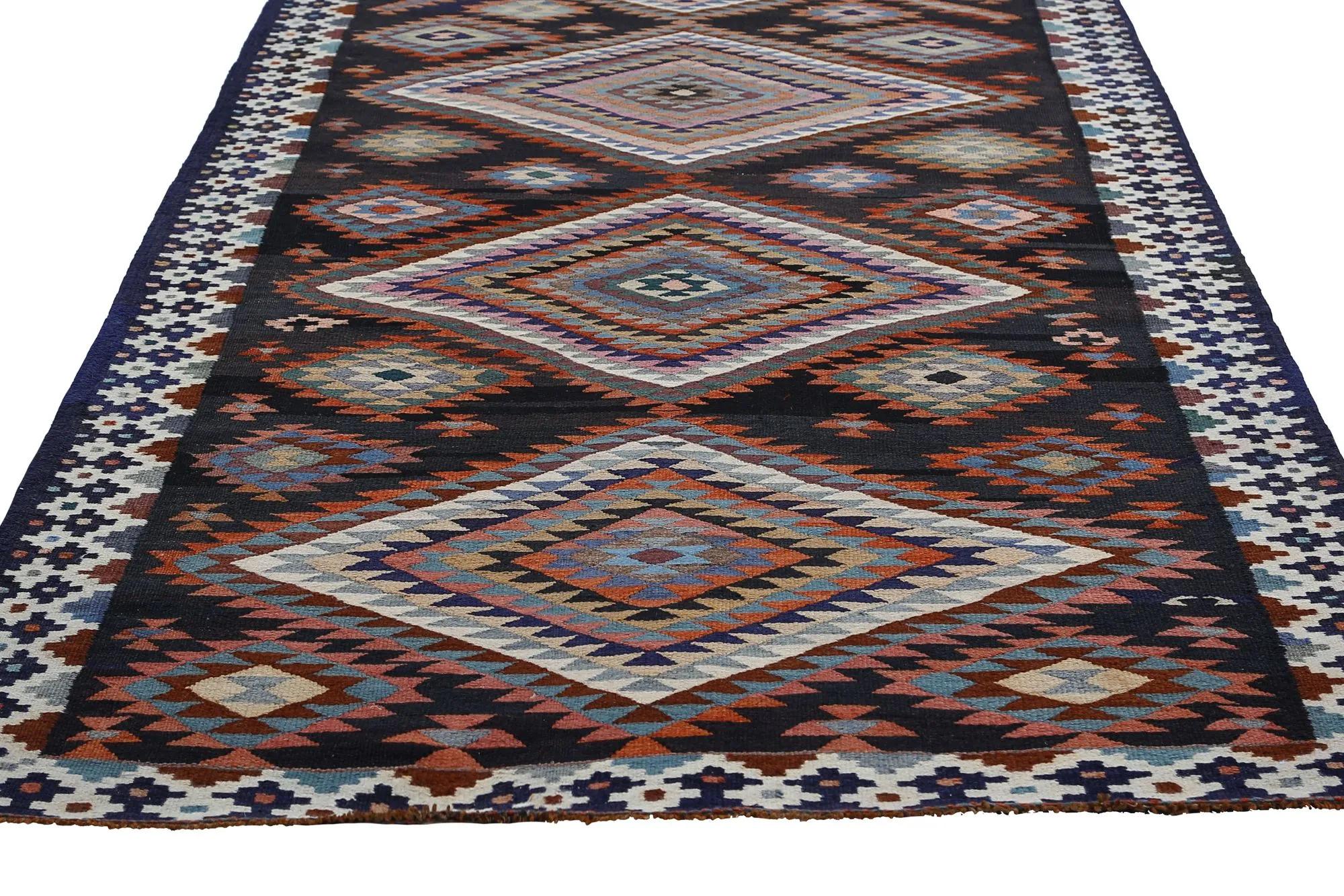Tessuto a mano Tappeti per l'area Kilim della Turchia - Design - 98877 in vendita