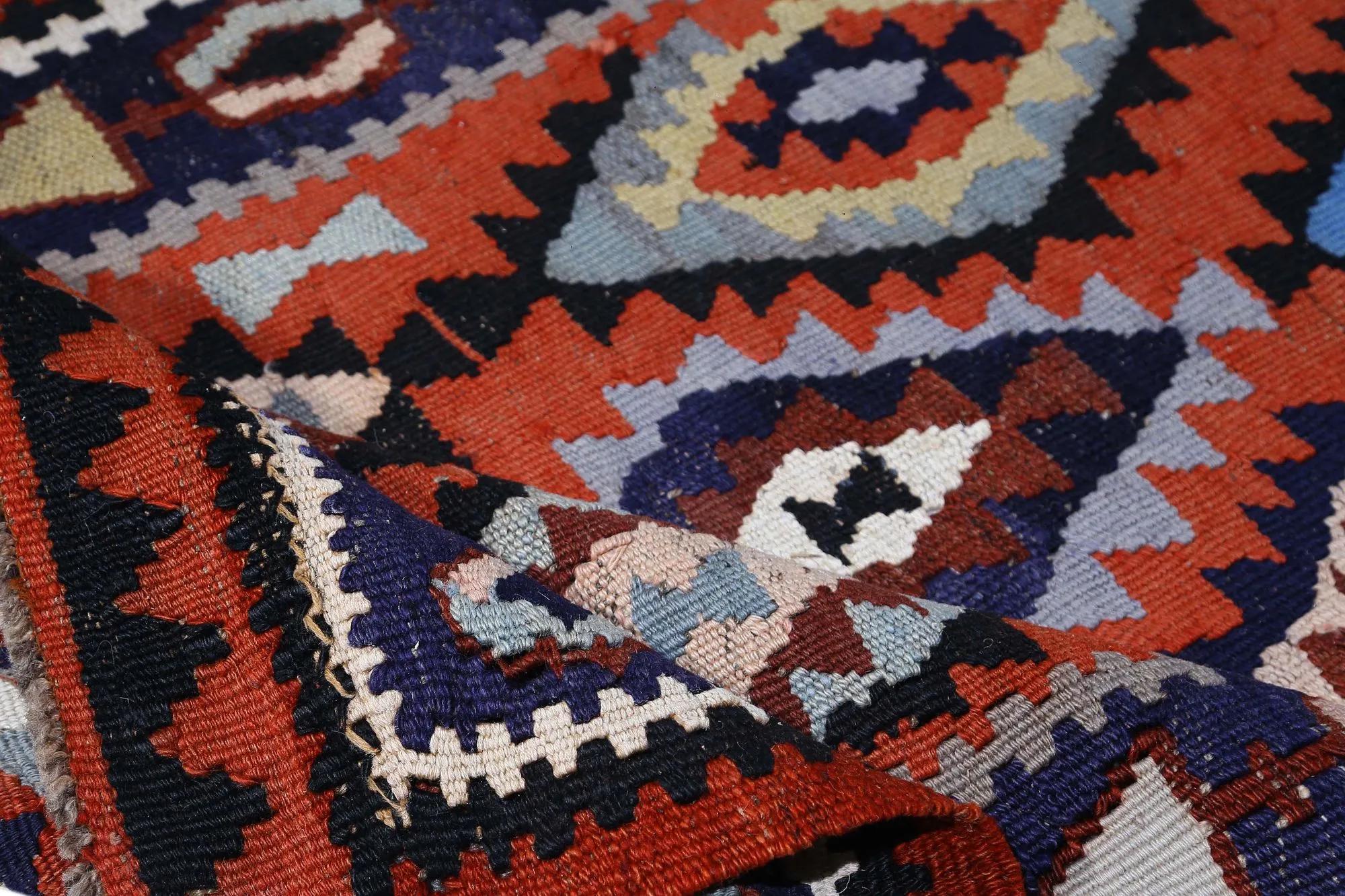 Turkey Kelim-Teppiche – Design – 98883 im Zustand „Hervorragend“ im Angebot in Dallas, TX