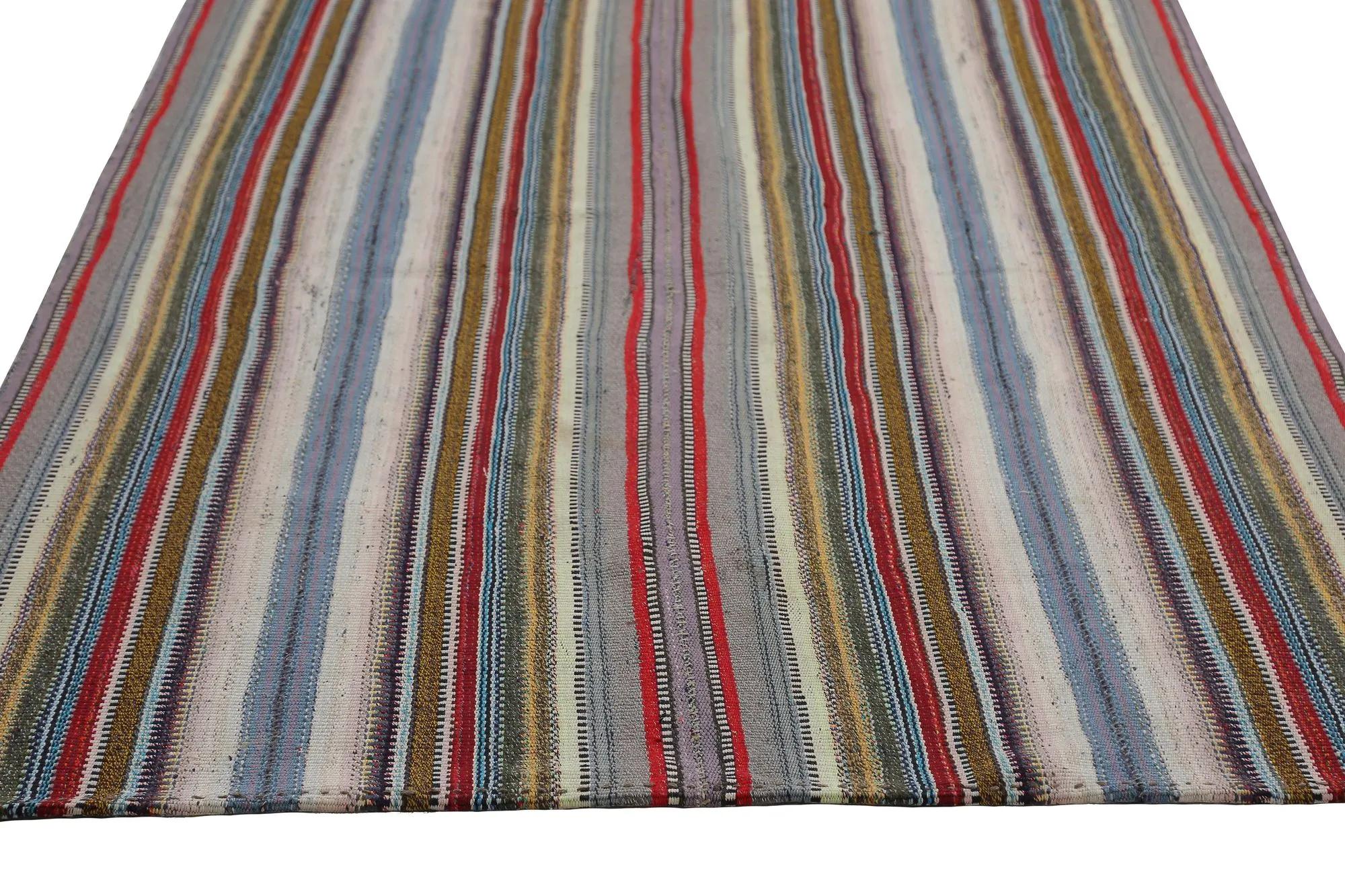 Turkey Kelim-Teppiche – Design – 98894 im Zustand „Hervorragend“ im Angebot in Dallas, TX