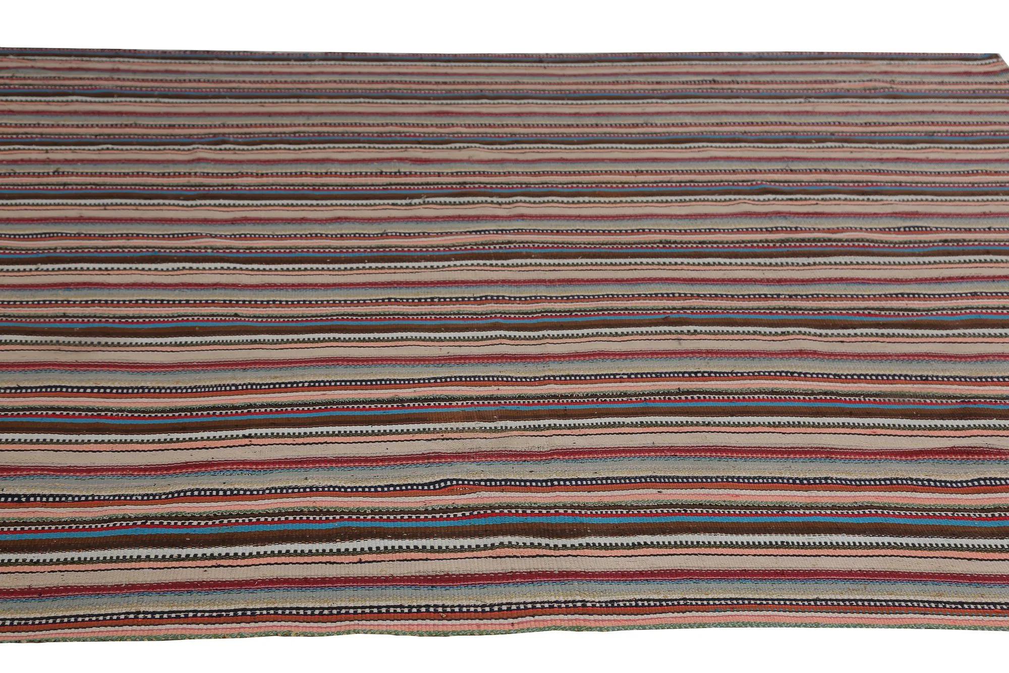 Turkey Kelim-Teppiche – Design – 98907 im Zustand „Hervorragend“ im Angebot in Dallas, TX