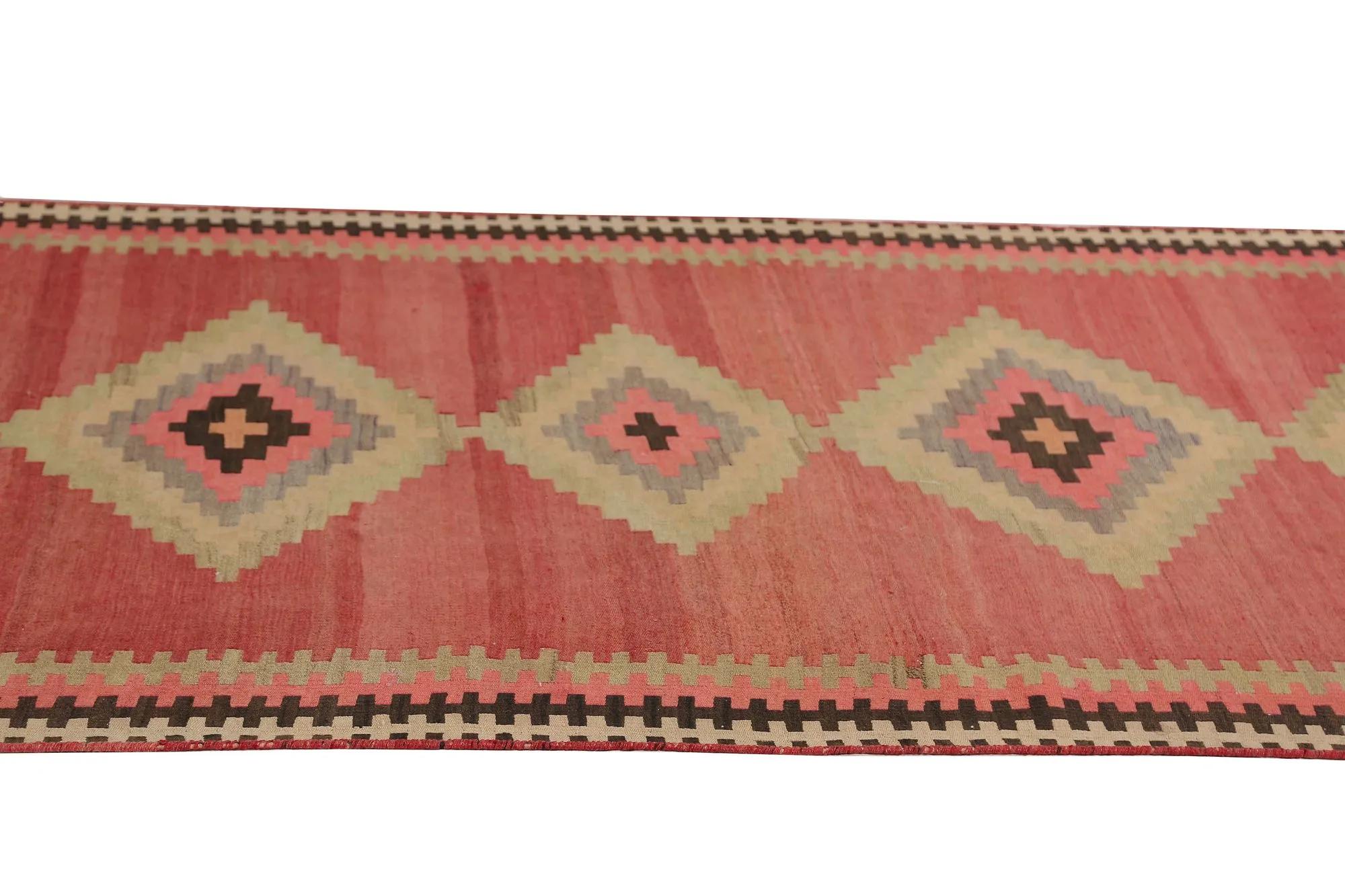 Turkey Kelim-Teppiche – Design – 98911 im Zustand „Hervorragend“ im Angebot in Dallas, TX