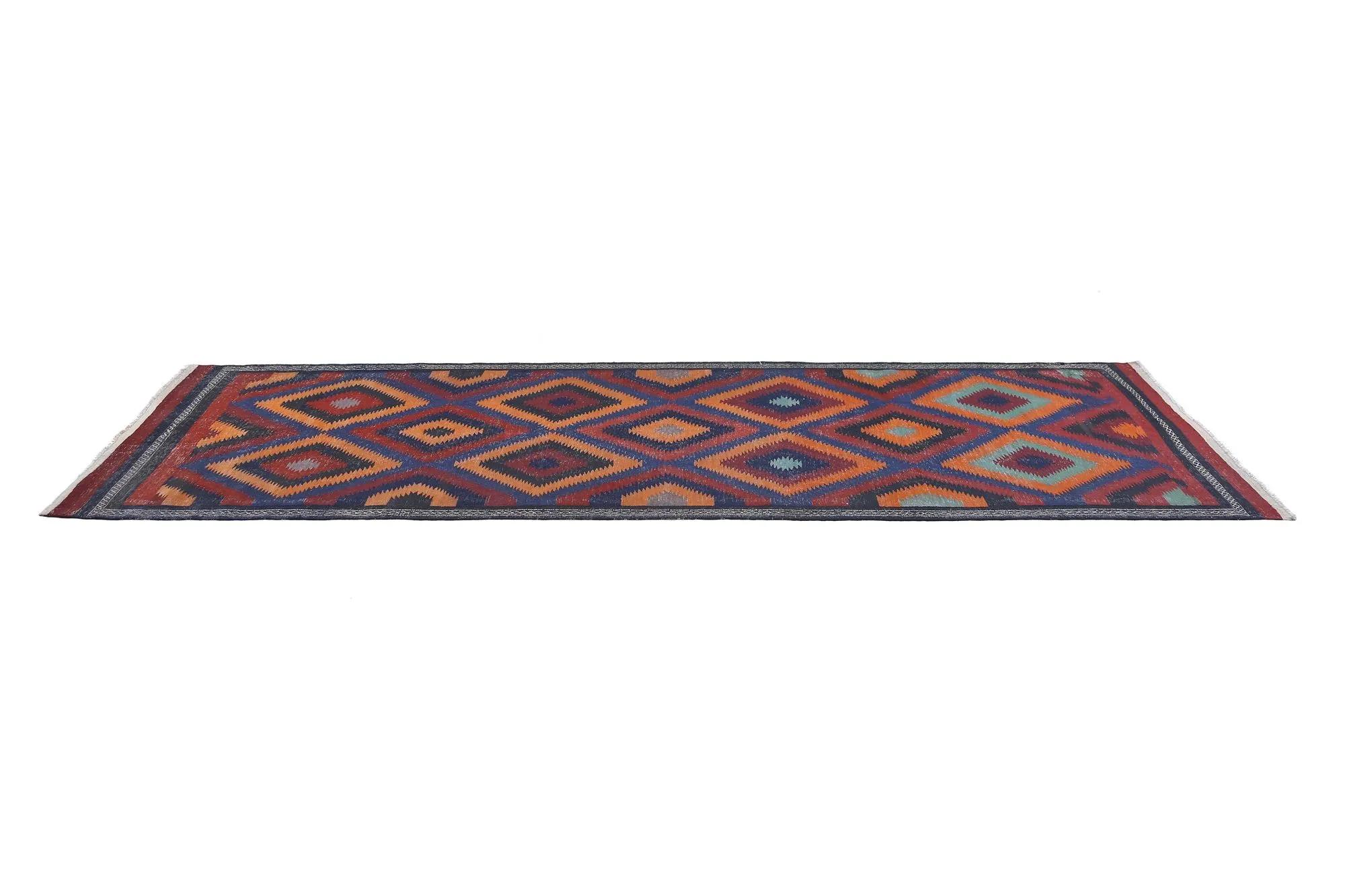 Tapis Kilim de Turquie - Design - 98926 Excellent état - En vente à Dallas, TX