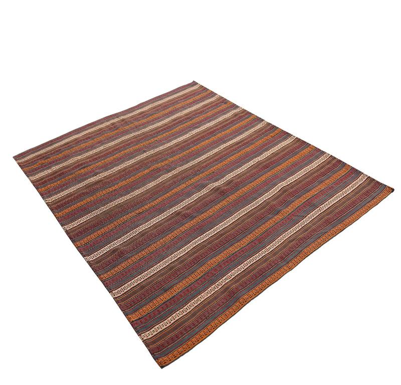Tapis Kilim de Turquie - Design - 98930 Excellent état - En vente à Dallas, TX