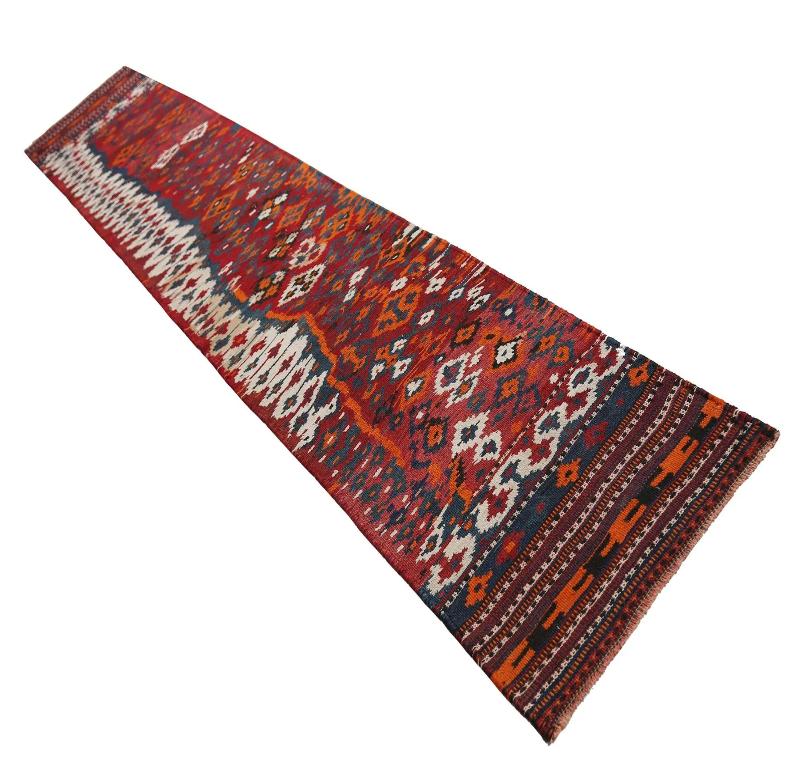 Tapis Kilim de Turquie - Design - 99038 Excellent état - En vente à Dallas, TX